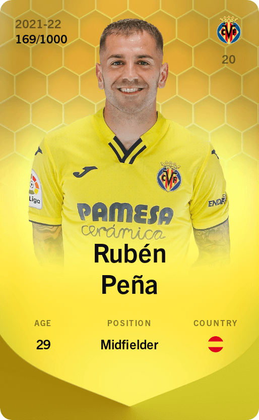 Rubén Peña 2021-22 • Limited 169/1000