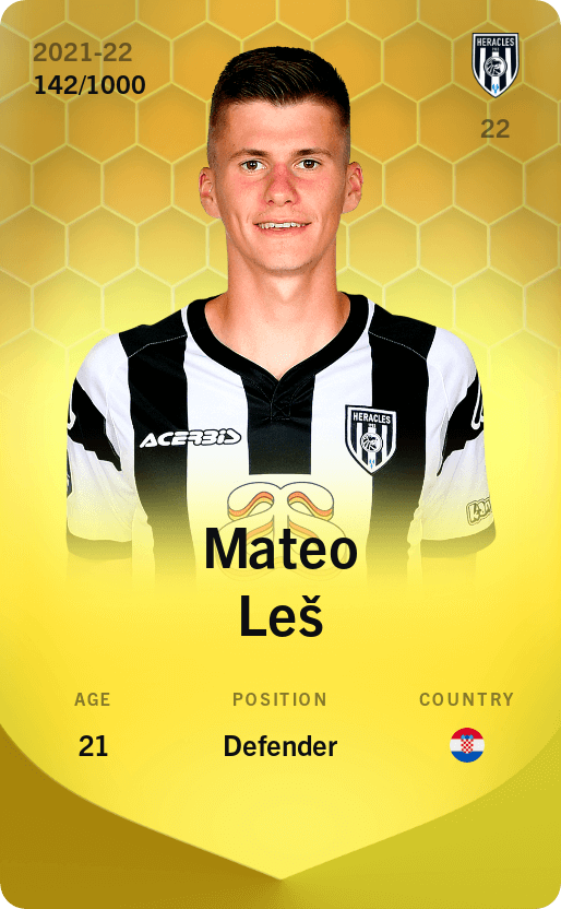 Mateo Leš 2021-22 • Limited 142/1000