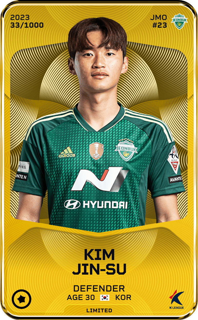 Kim Jin-Su 2023-24 • Limited 33/1000