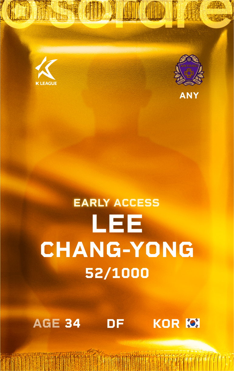 Lee Chang-Yong 2025-26 • Limited 52/1000