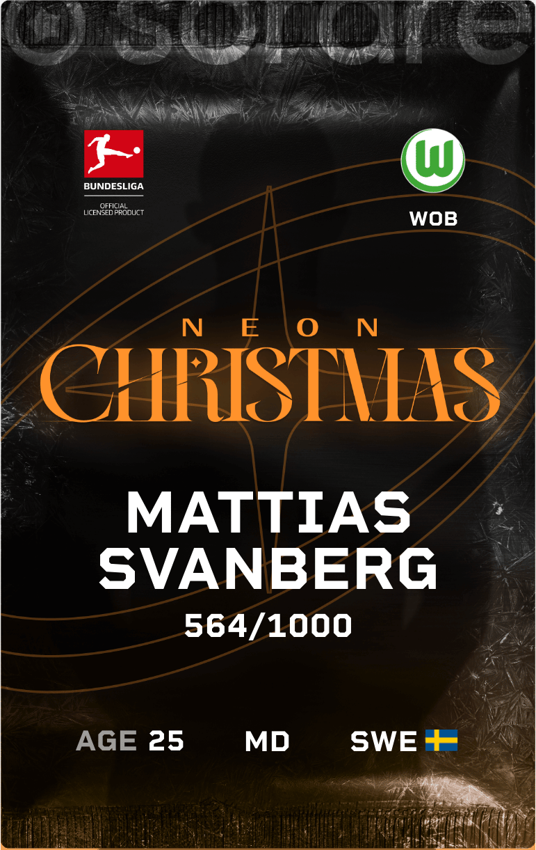 Mattias Svanberg 2024-25 • Limited 564/1000