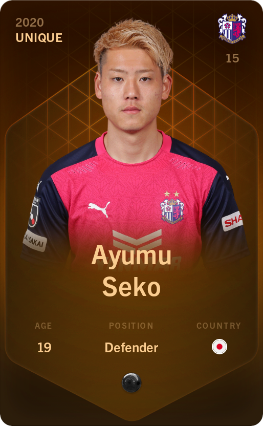 Sorare - Sorare Official - Ayumu Seko 2020-21 • Unique - NFT # 87023513483297010876618693435427573124610846174651050530570345127382998432032