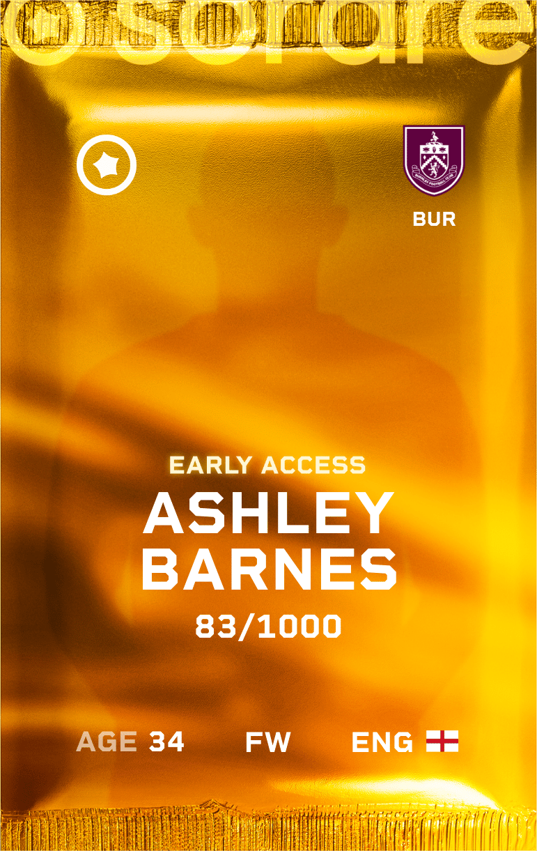 Ashley Barnes 2024-25 • Limited 83/1000