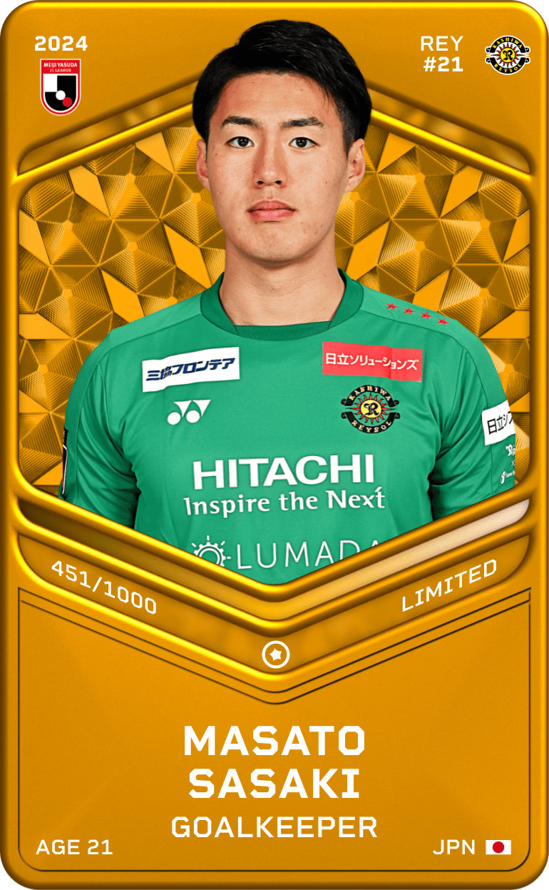 Masato Sasaki 2024-25 • Limited 451/1000