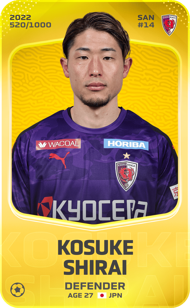 Kosuke Shirai 2022-23 • Limited 520/1000