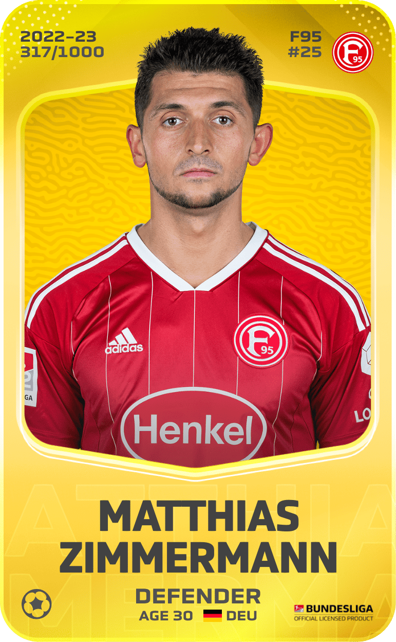 Matthias Zimmermann 2022-23 • Limited 317/1000