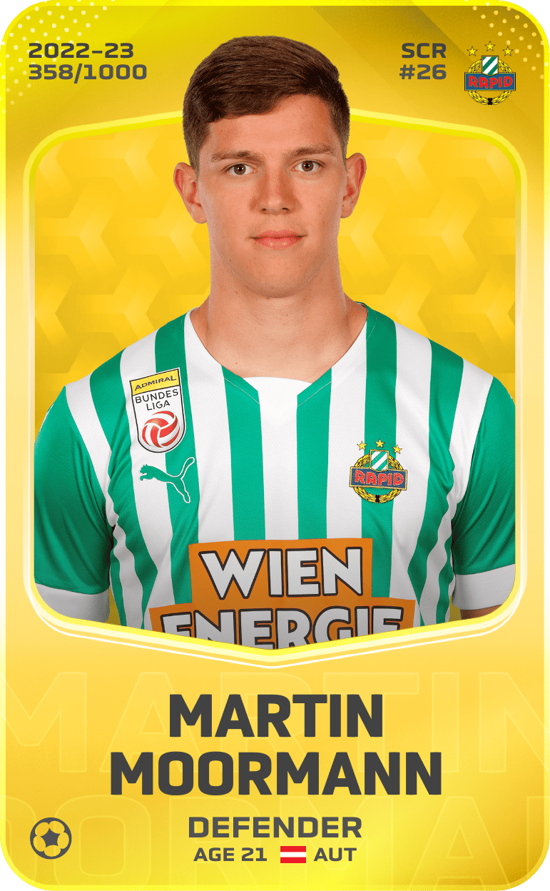 Martin Moormann 2022-23 • Limited 358/1000