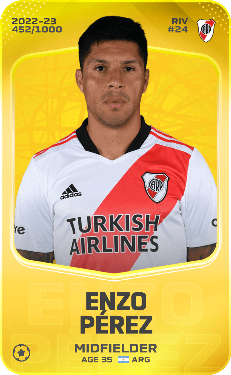 Enzo Pérez 2022-23 • Limited 452/1000