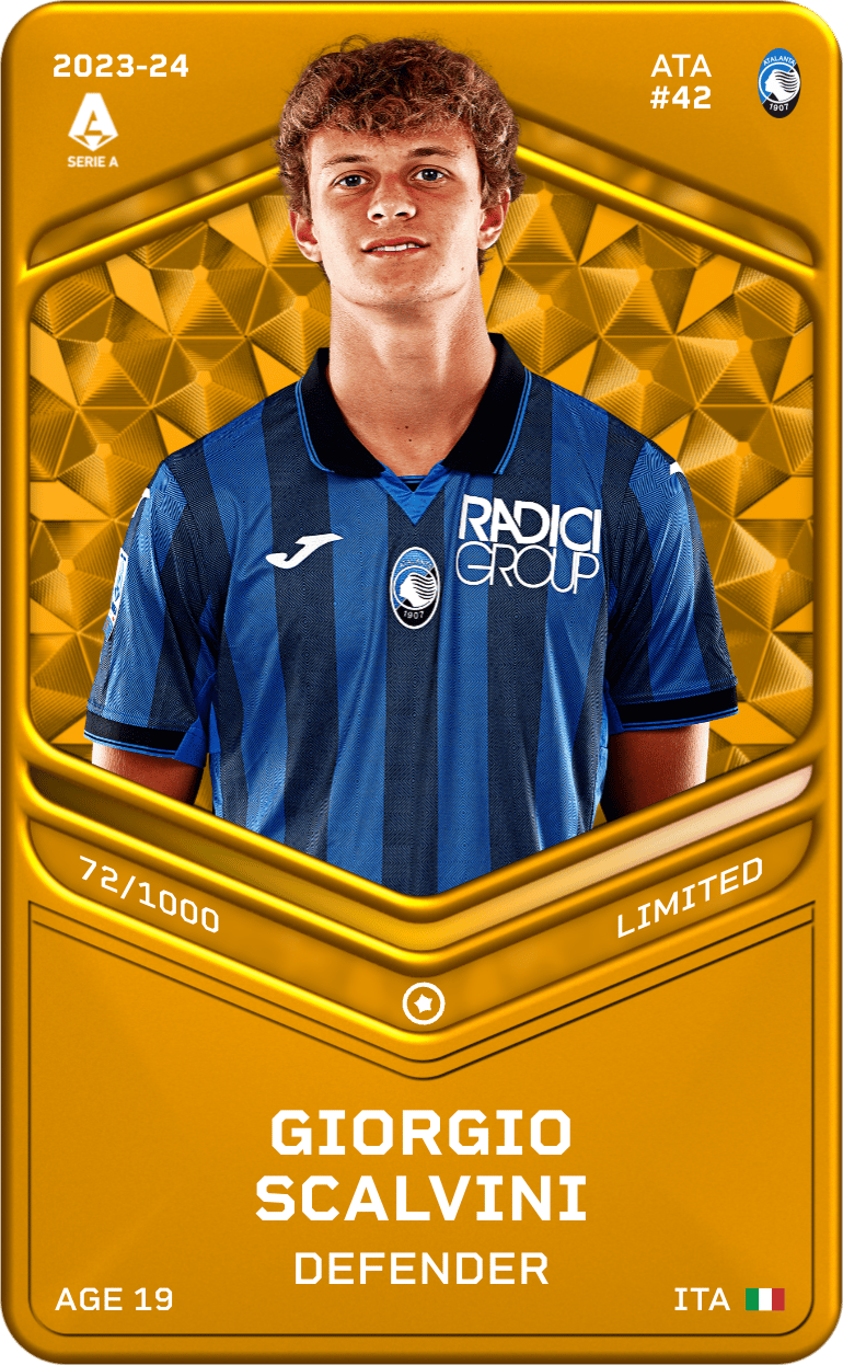 Giorgio Scalvini 2023-24 • Limited 72/1000
