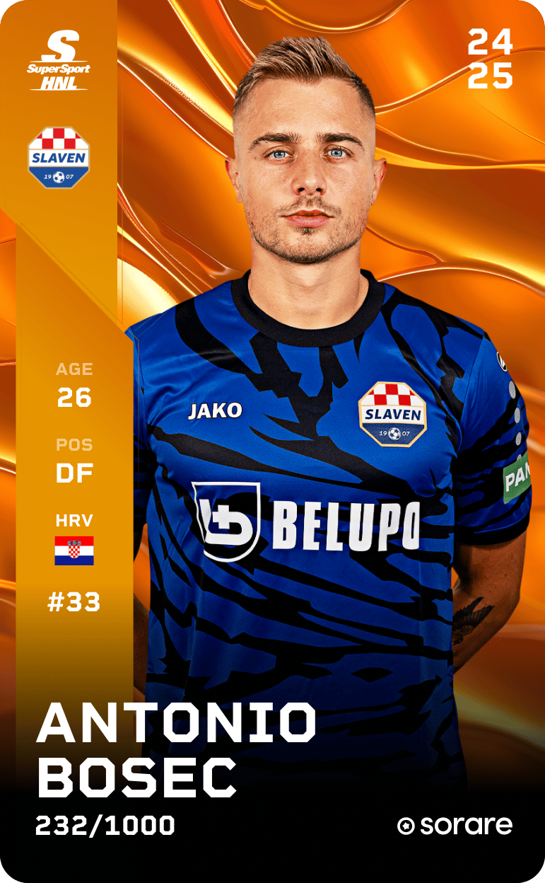 Antonio Bosec 2024-25 • Limited 232/1000