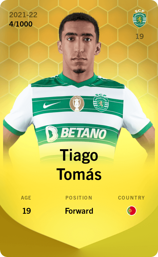 Tiago Tomás 2021-22 • Limited 4/1000