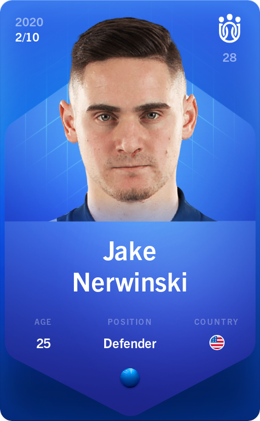 Sorare - Sorare Official - Jake Nerwinski 2020-21 • Super Rare 2/10 - NFT # 97900656796807415796834156229882015661297456553987390458300997858651759231440