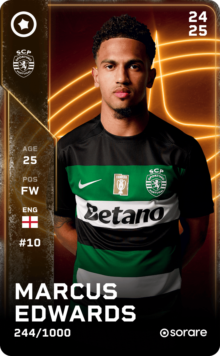Marcus Edwards 2024-25 • Limited 244/1000