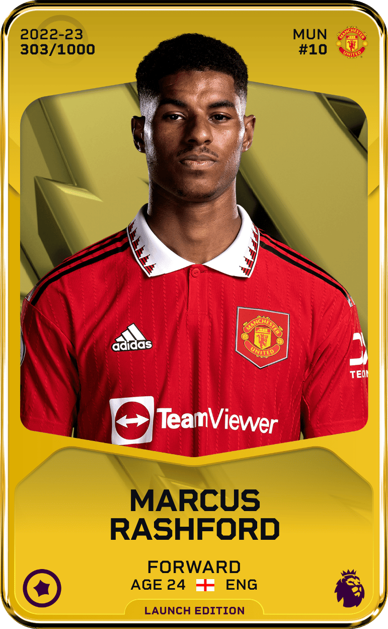 Marcus Rashford 2022-23 • Limited 303/1000