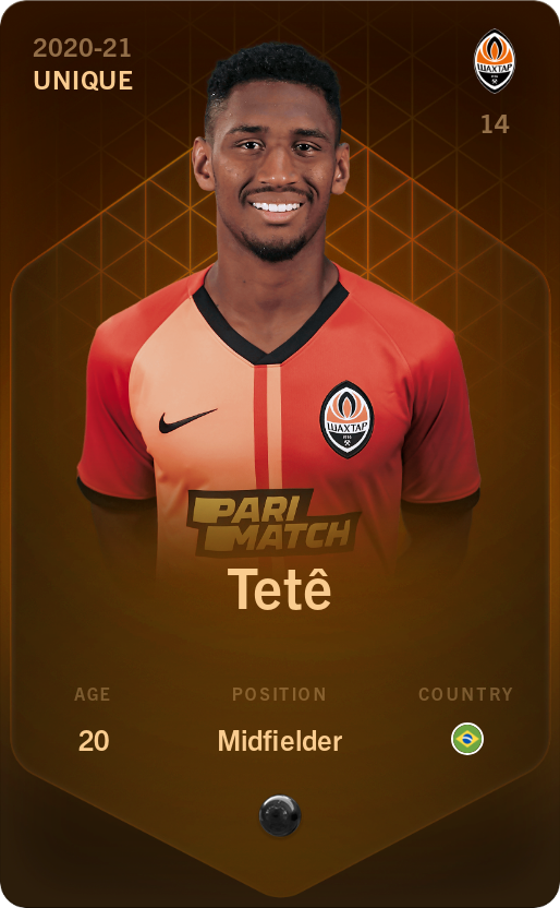 Sorare - Sorare Official - Tetê 2020-21 • Unique - NFT # 7829774594620766579152786937485919995066139958049791366542930665054870313968