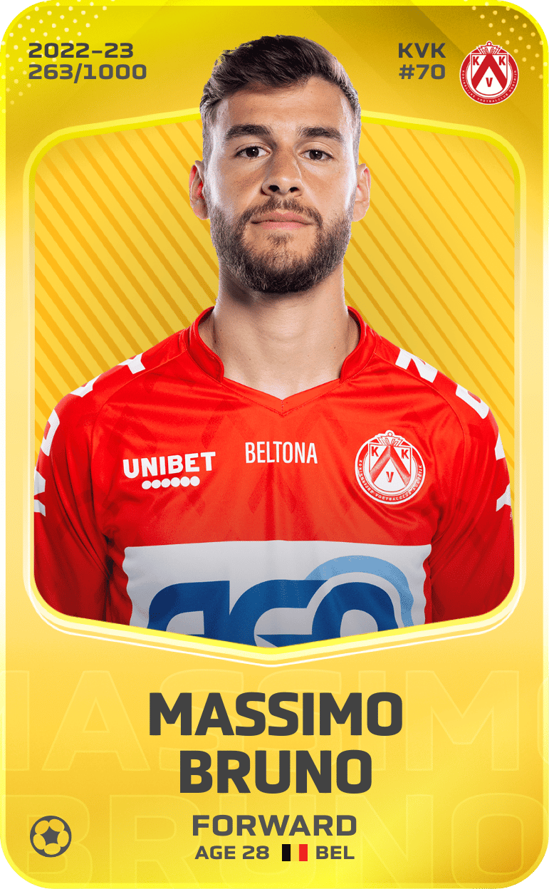 Massimo Bruno 2022-23 • Limited 263/1000