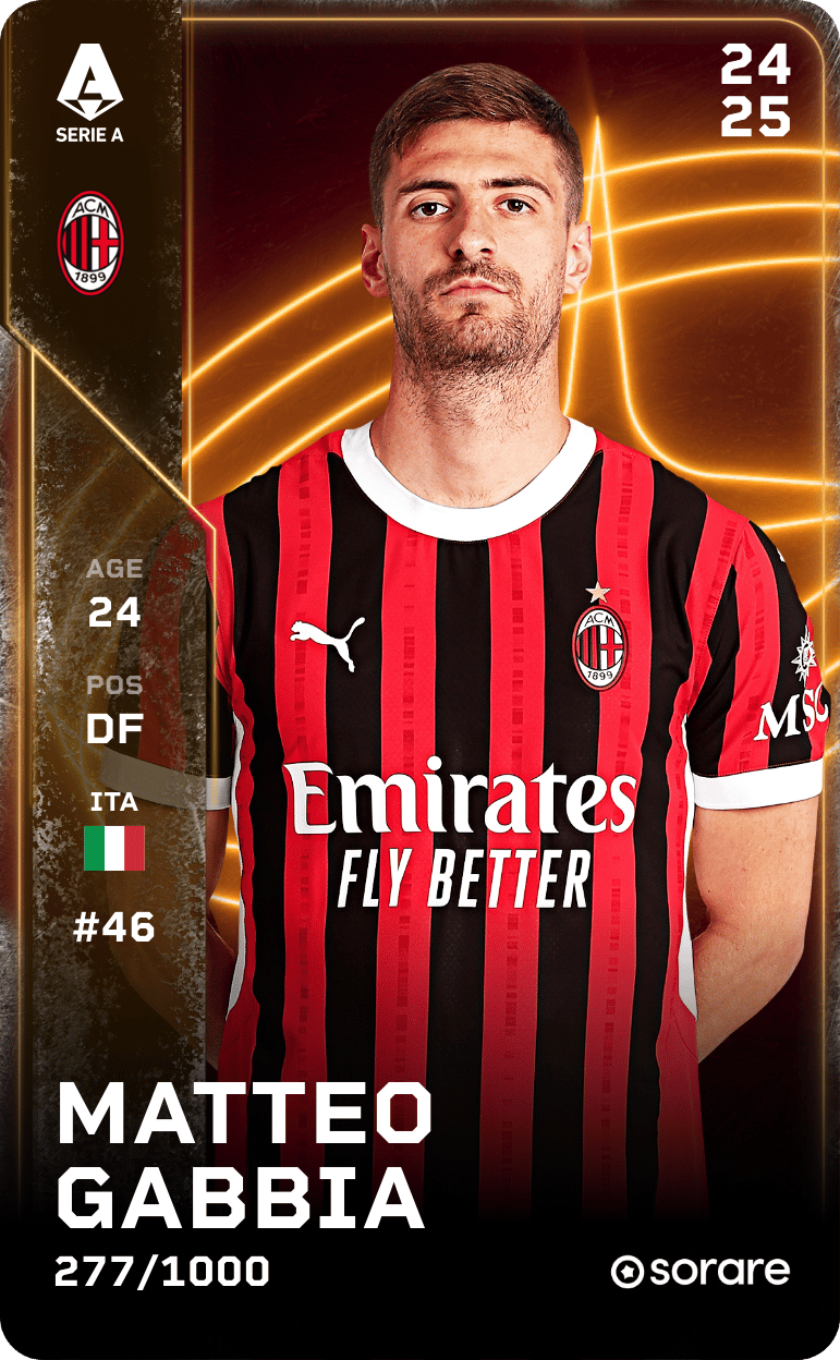 Matteo Gabbia 2024-25 • Limited 277/1000