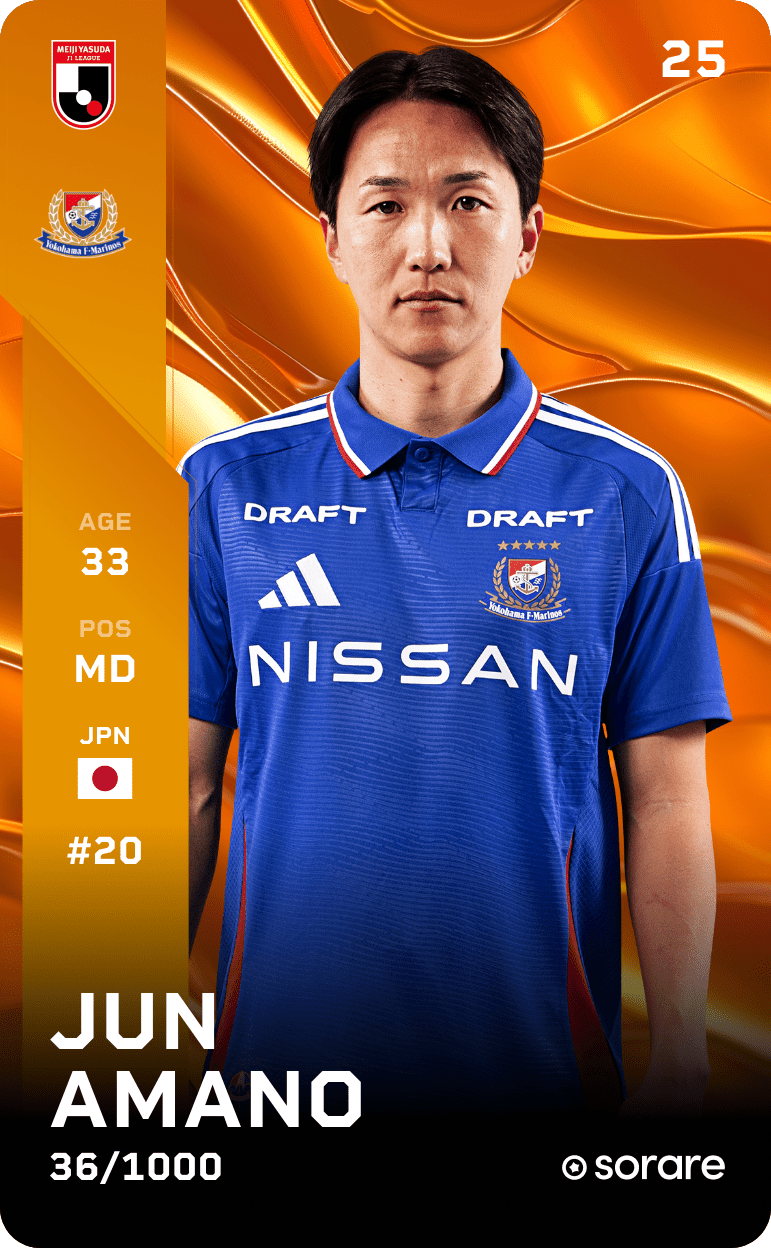 Jun Amano 2025-26 • Limited 36/1000