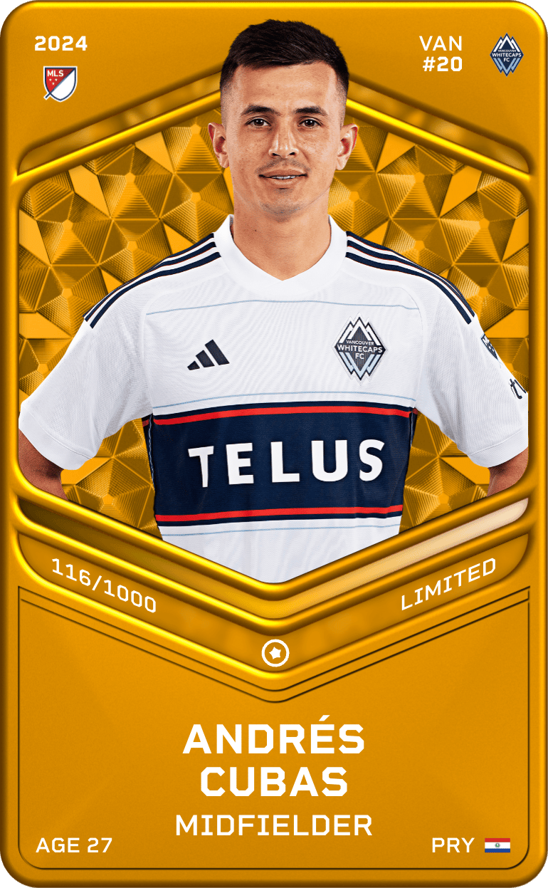 Andrés Cubas 2024-25 • Limited 116/1000