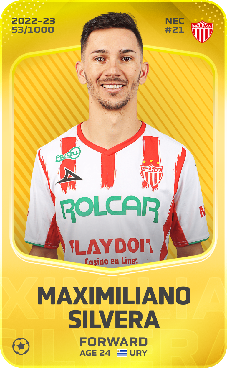 Sorare - Sorare Official - Maximiliano Silvera 2022-23 • Limited 53/1000 - NFT # 82475917291379465140100470354877696935949023854674653733110754490558586933392