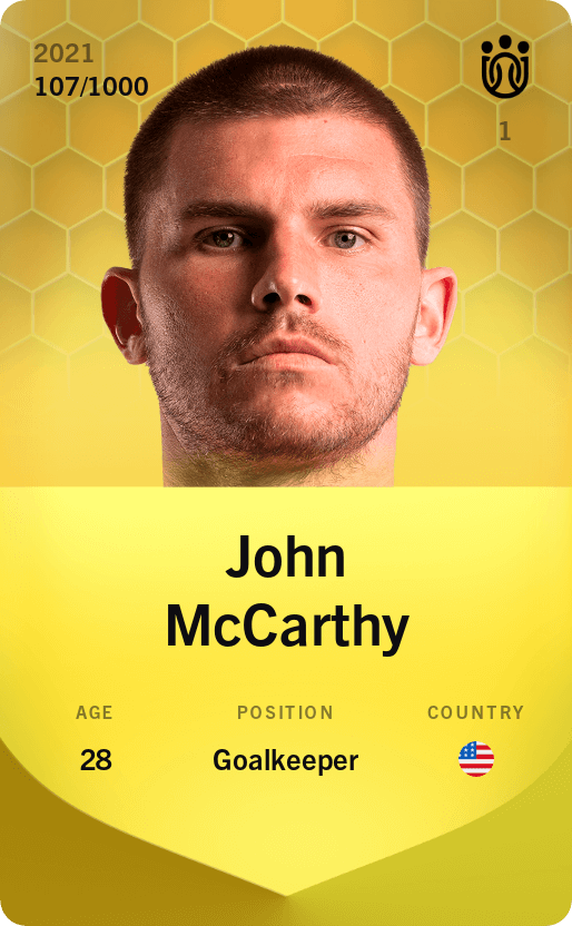 John McCarthy 2021-22 • Limited 107/1000