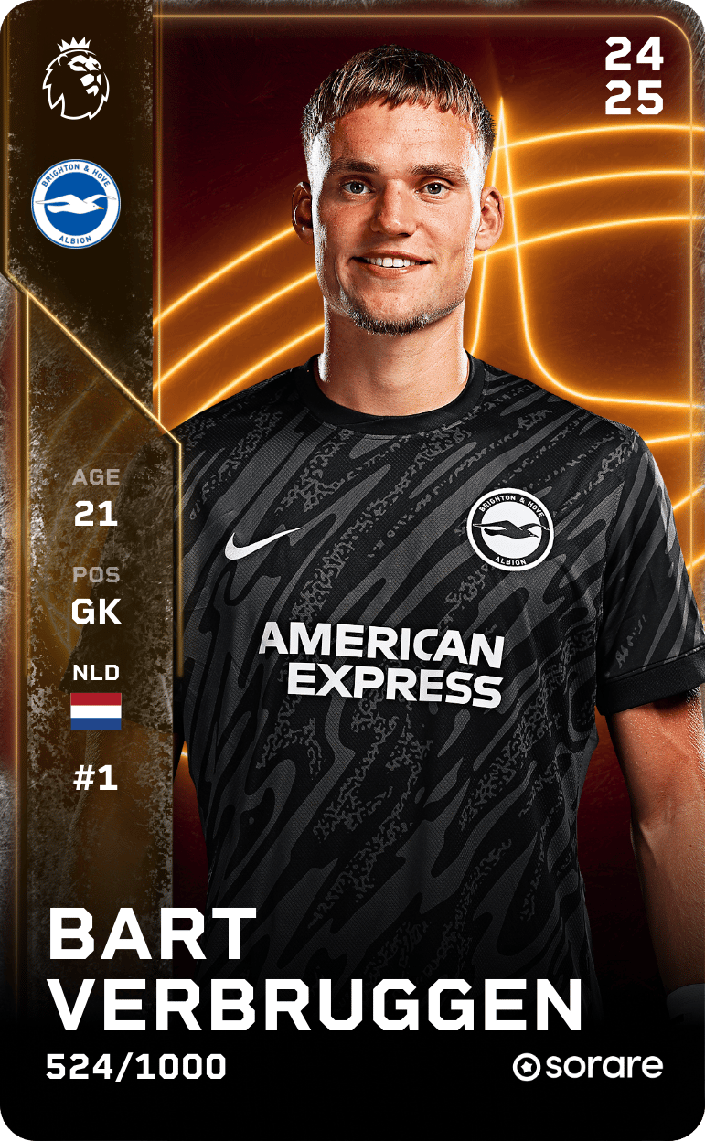 Bart Verbruggen 2024-25 • Limited 524/1000