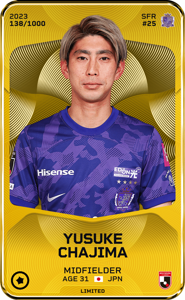 Yusuke Chajima 2023-24 • Limited 138/1000