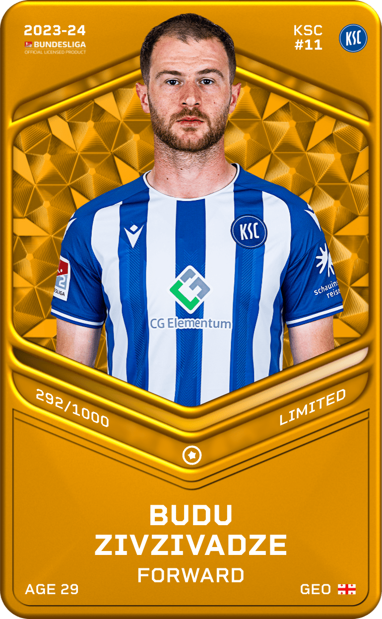 Budu Zivzivadze 2023-24 • Limited 292/1000