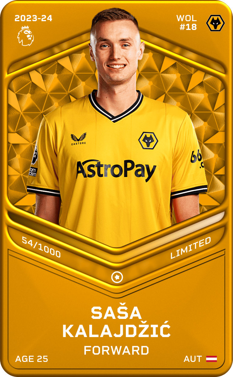 Saša Kalajdžić 2023-24 • Limited 54/1000