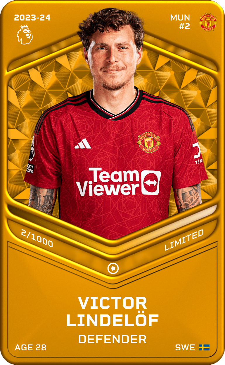 Victor Lindelöf 2023-24 • Limited 2/1000