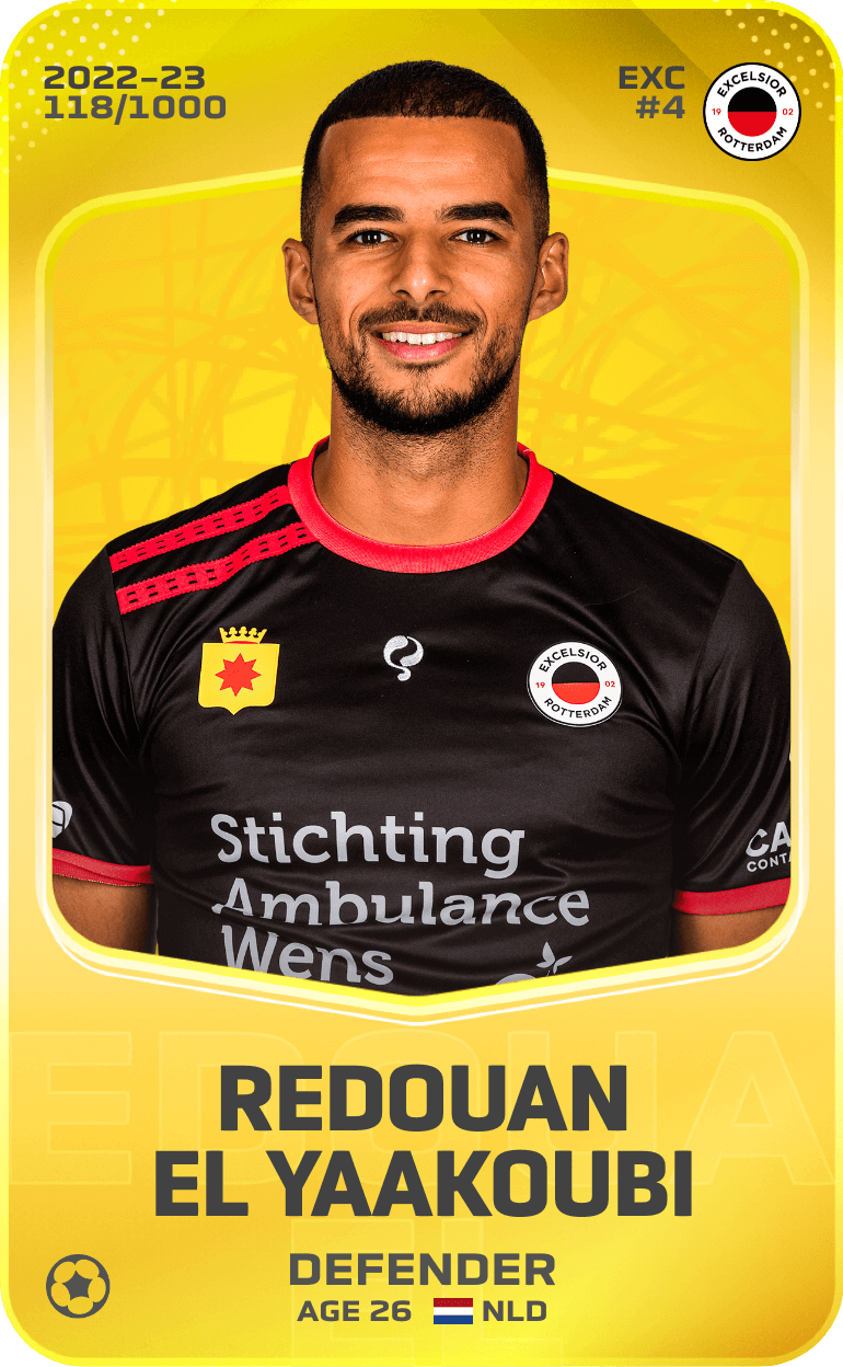 Redouan El Yaakoubi 2022-23 • Limited 118/1000