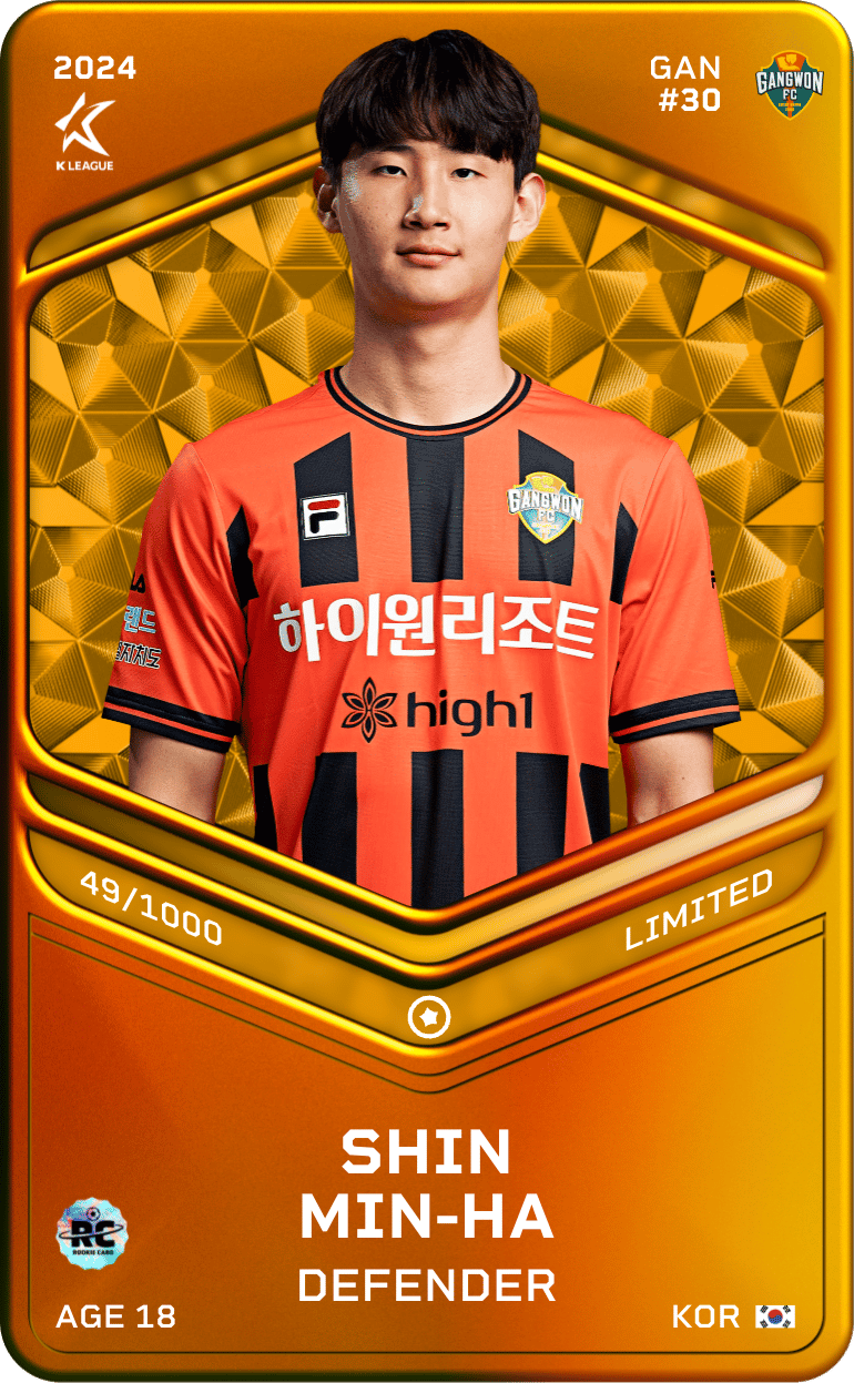 Shin Min-Ha 2024-25 • Limited 49/1000
