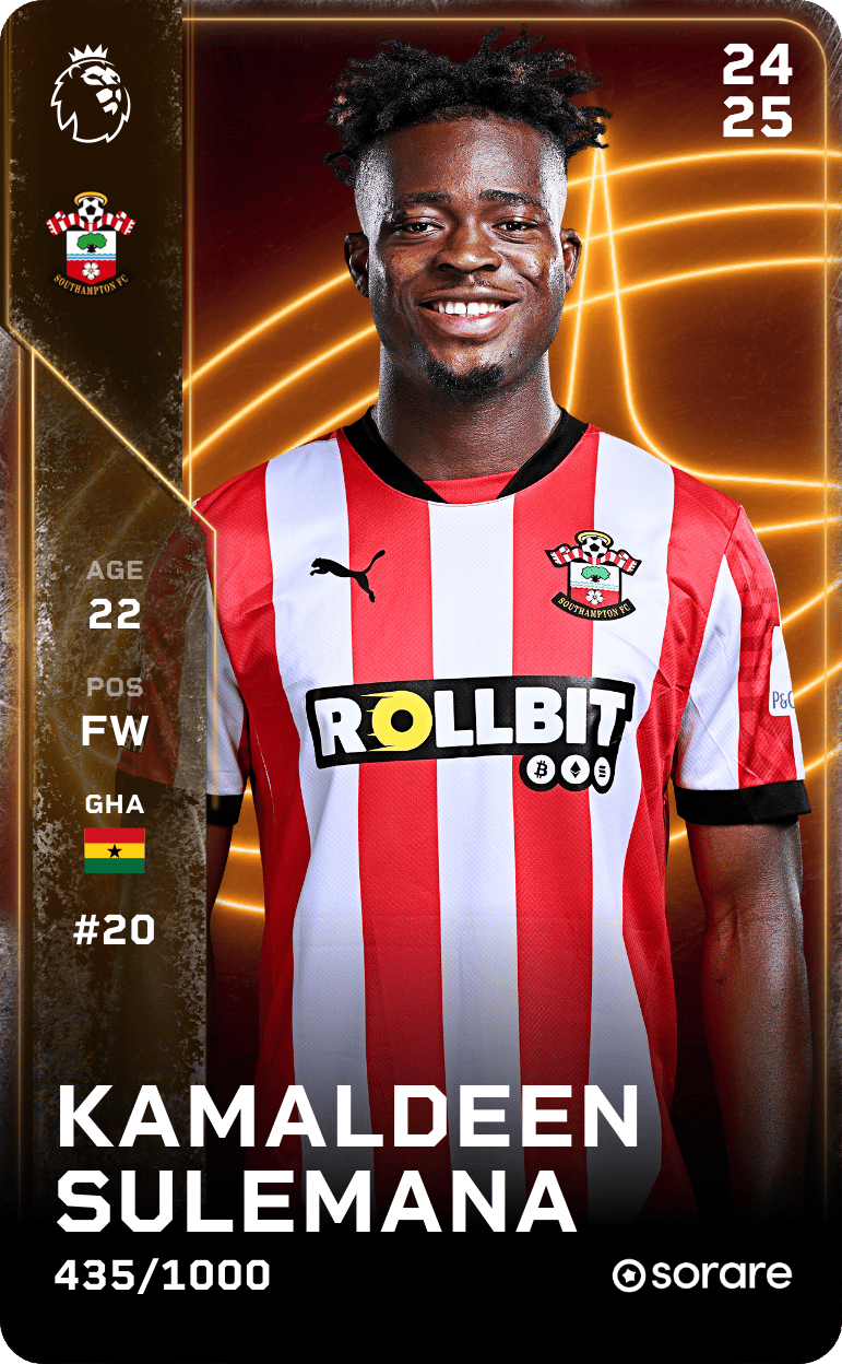 Kamaldeen sulemana 2024-25 • Limited 435/1000