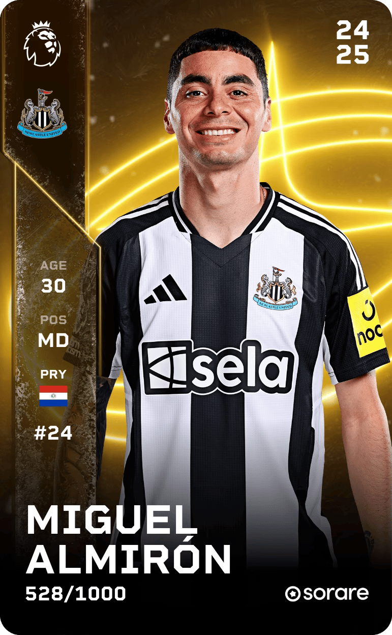 Miguel Almirón 2024-25 • Limited 528/1000