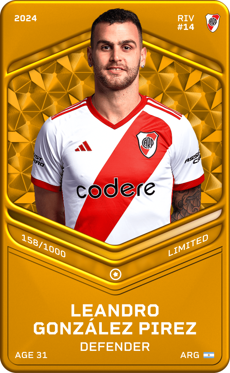 Leandro González Pirez 2024-25 • Limited 158/1000