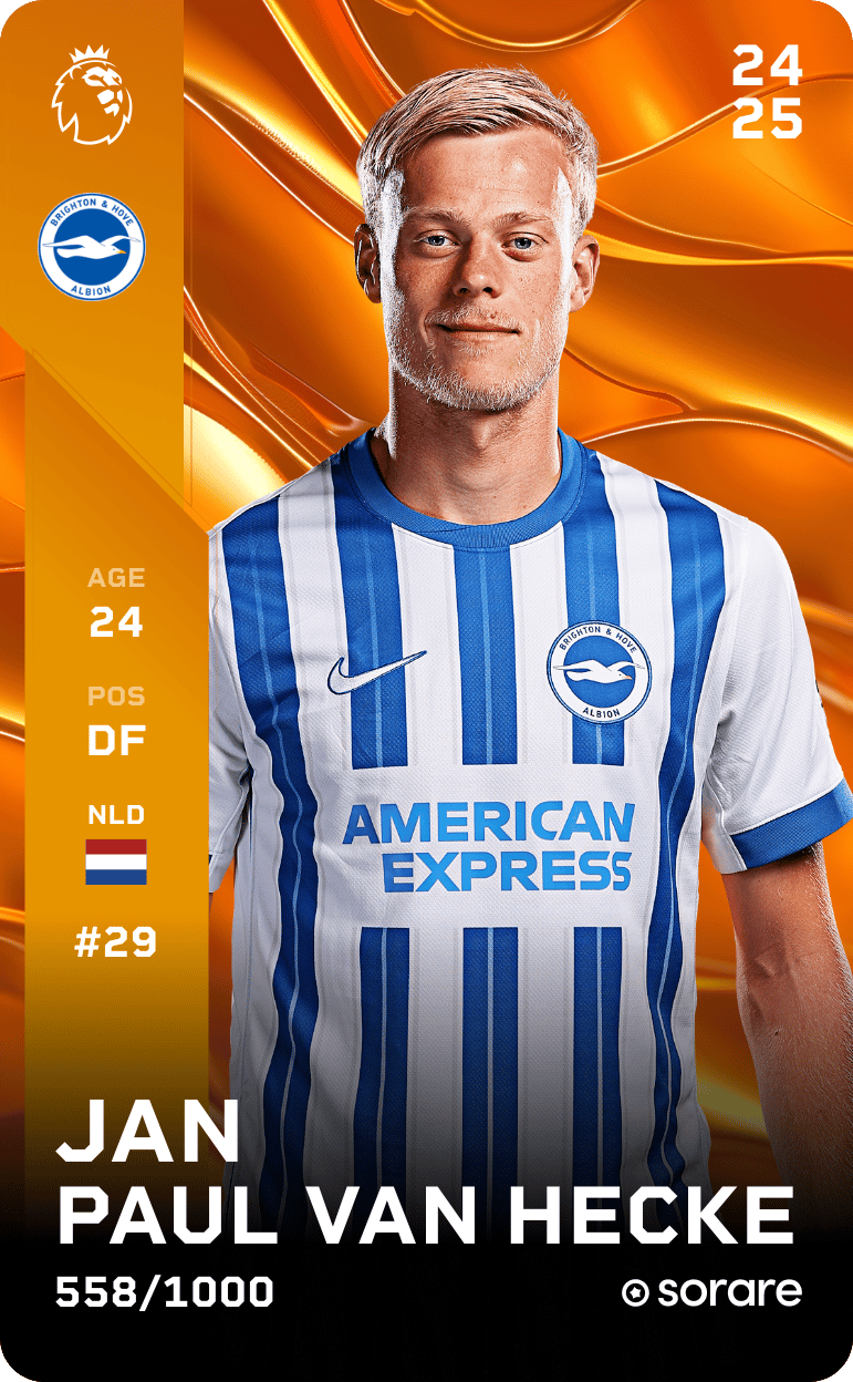 Jan Paul Van Hecke 2024-25 • Limited 558/1000