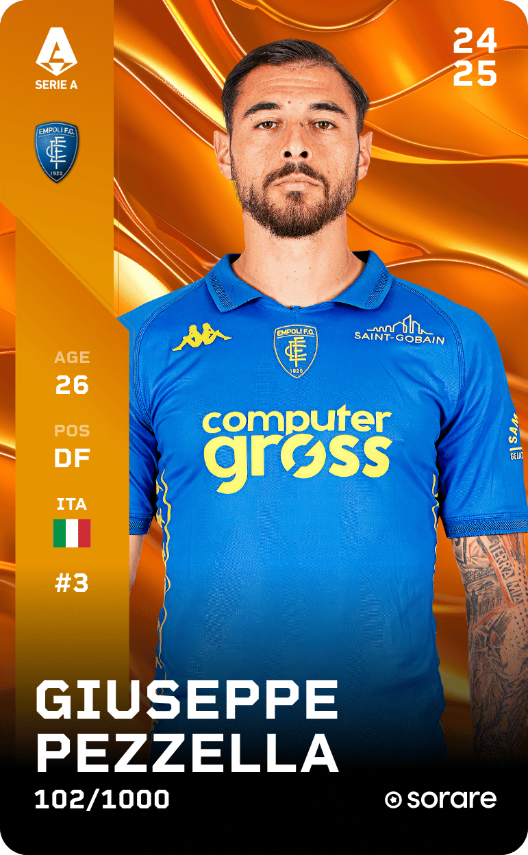 Giuseppe Pezzella 2024-25 • Limited 102/1000