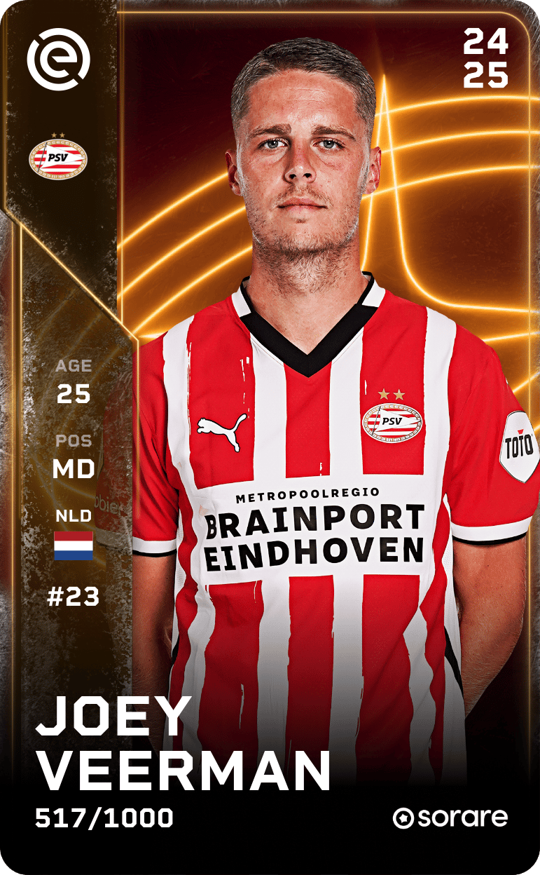 Joey Veerman 2024-25 • Limited 517/1000