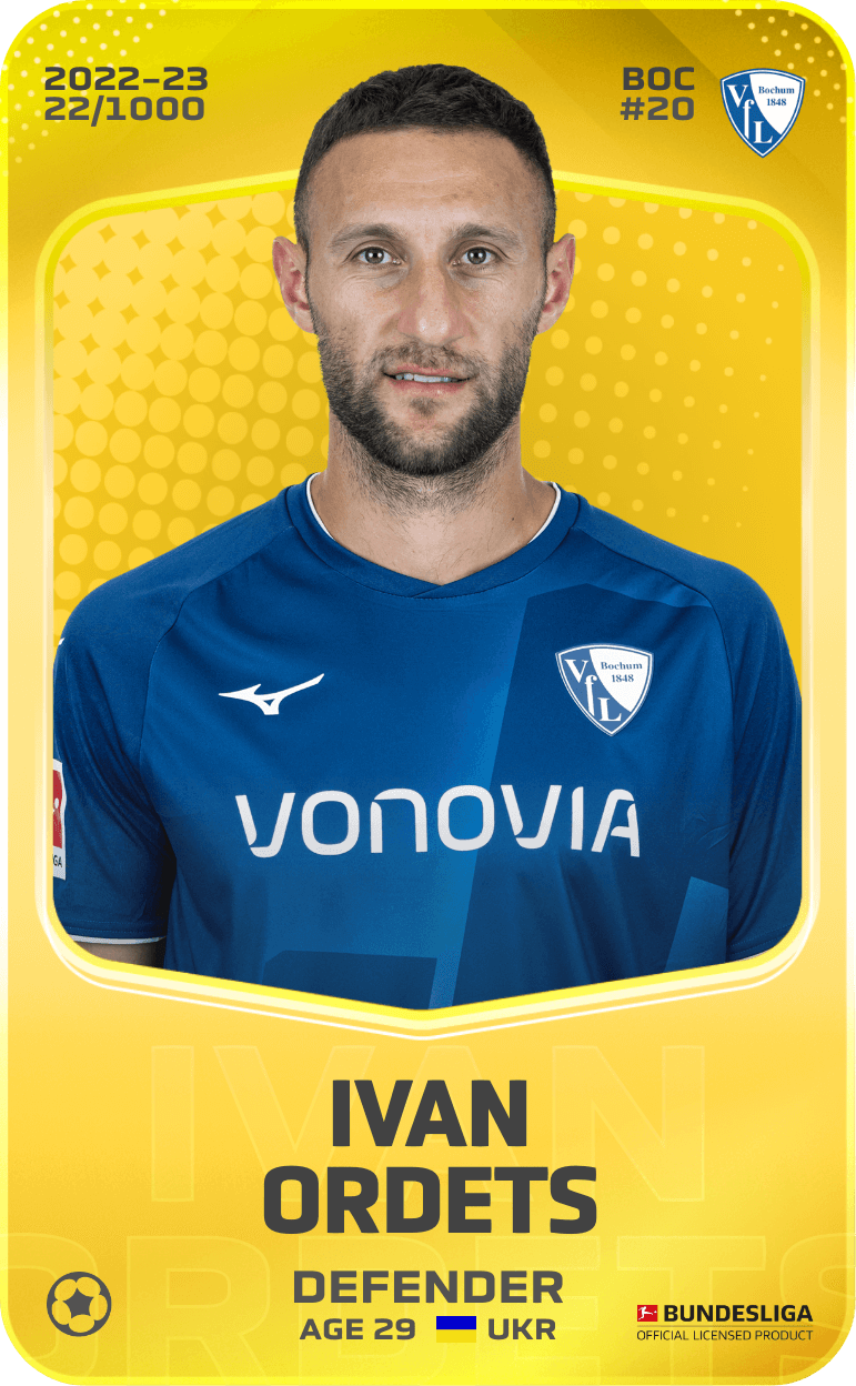 Ivan Ordets 2022-23 • Limited 22/1000