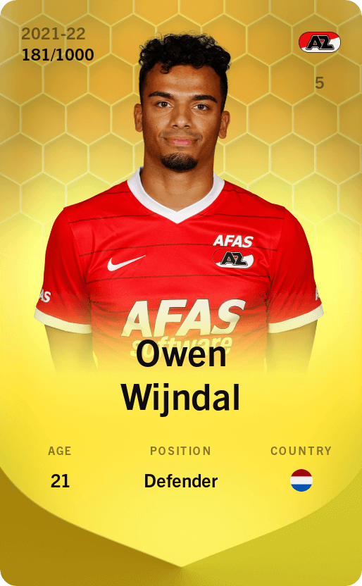 Owen  Wijndal 2021-22 • Limited 181/1000