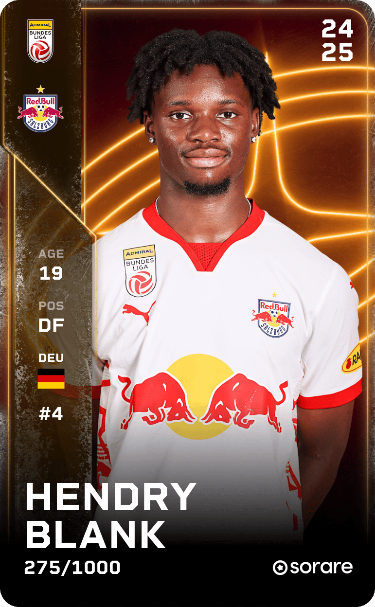 Hendry Blank 2024-25 • Limited 275/1000