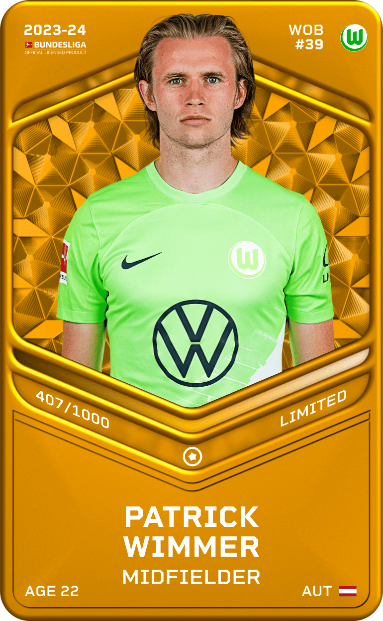Patrick Wimmer 2023-24 • Limited 407/1000