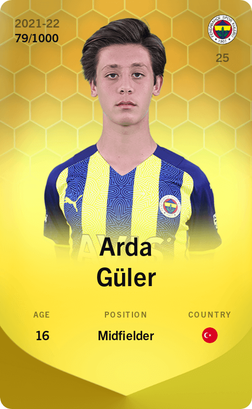 Arda Güler 2021-22 • Limited 79/1000