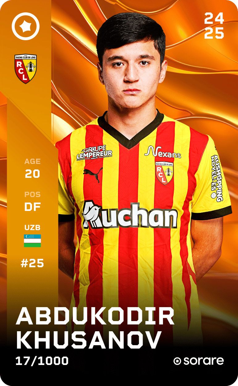 Abdukodir Khusanov 2024-25 • Limited 17/1000