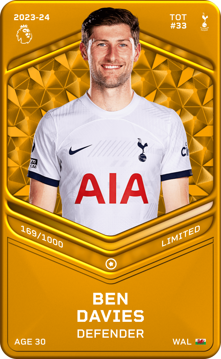 Ben Davies 2023-24 • Limited 169/1000