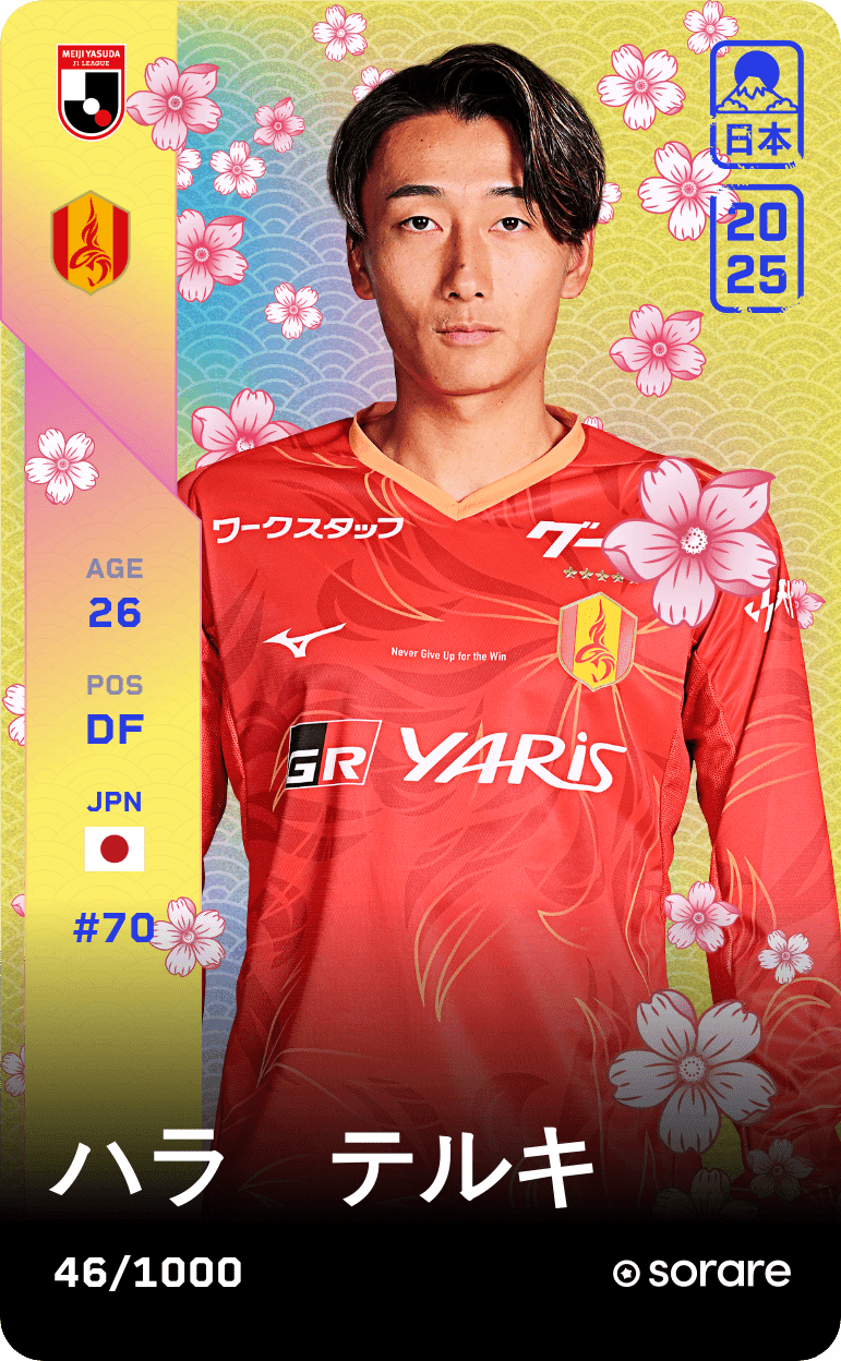 Teruki Hara 2025-26 • Limited 46/1000