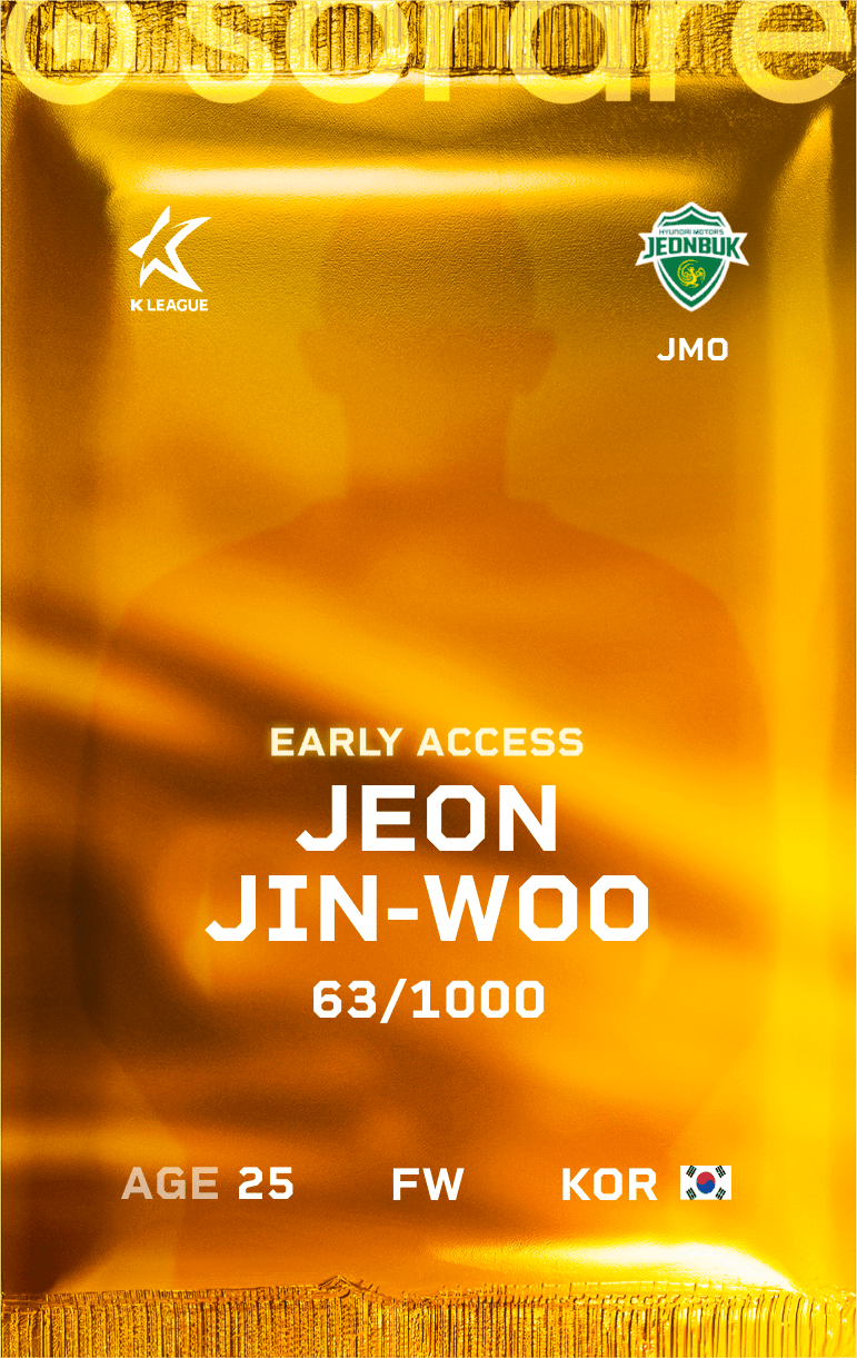 Jeon Jin-Woo 2025-26 • Limited 63/1000