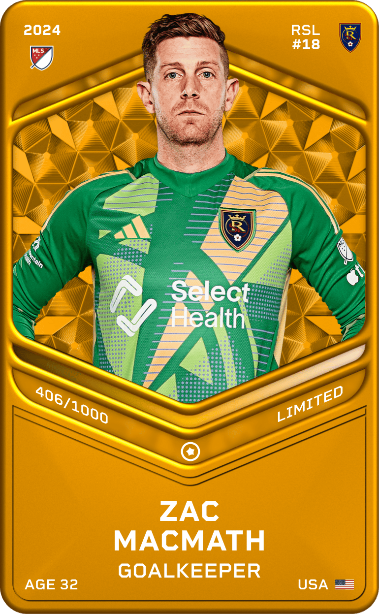 Zac MacMath 2024-25 • Limited 406/1000