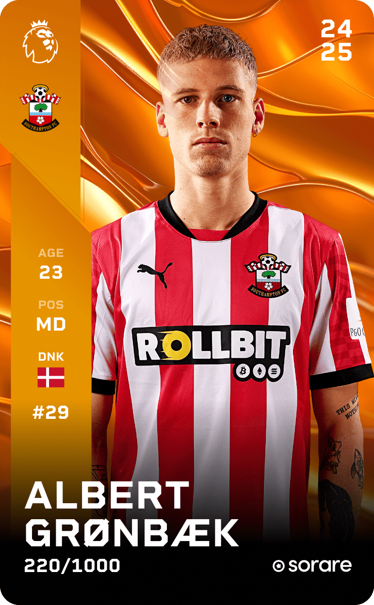 Albert Grønbæk 2024-25 • Limited 220/1000