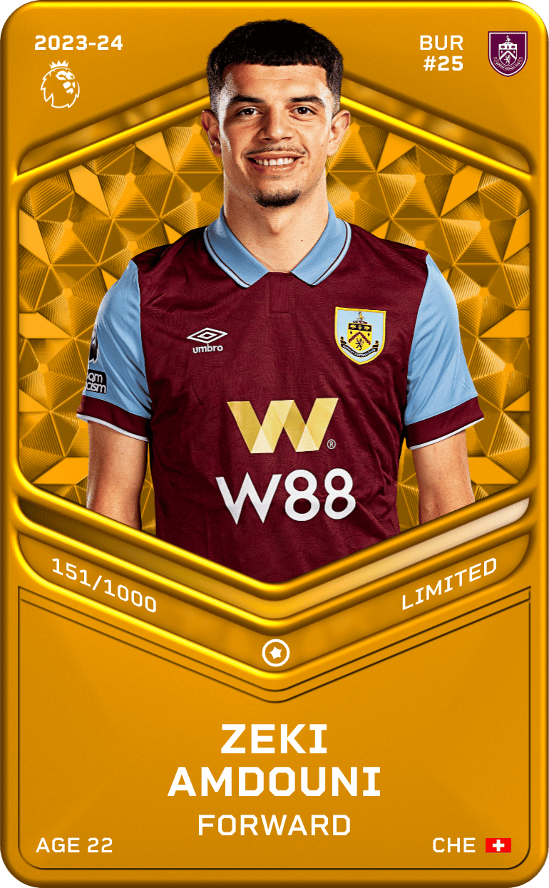 Zeki Amdouni 2023-24 • Limited 151/1000